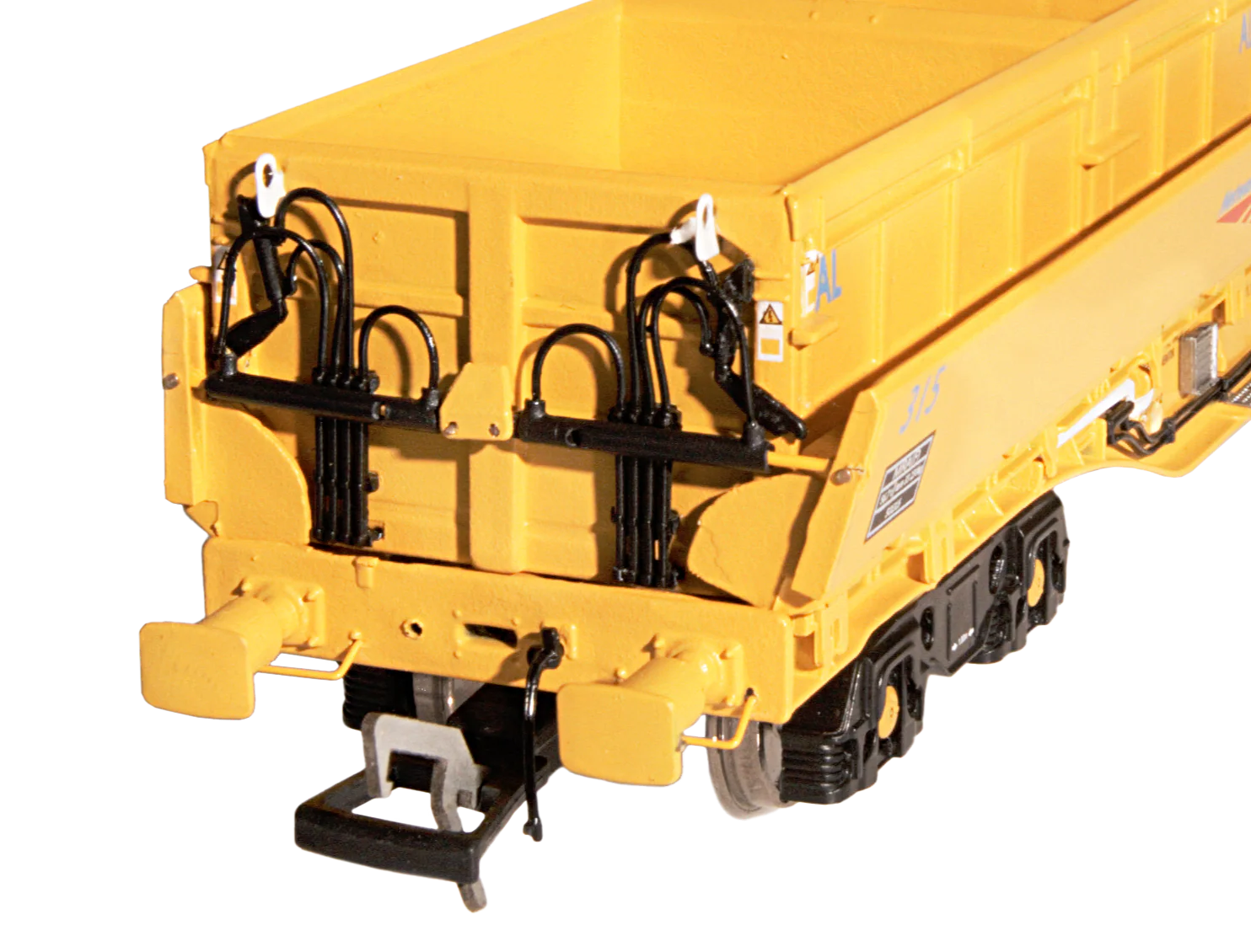4F-075-006 Set of 5 MRA Side Tipping Ballast Wagon Metronet - Image 5