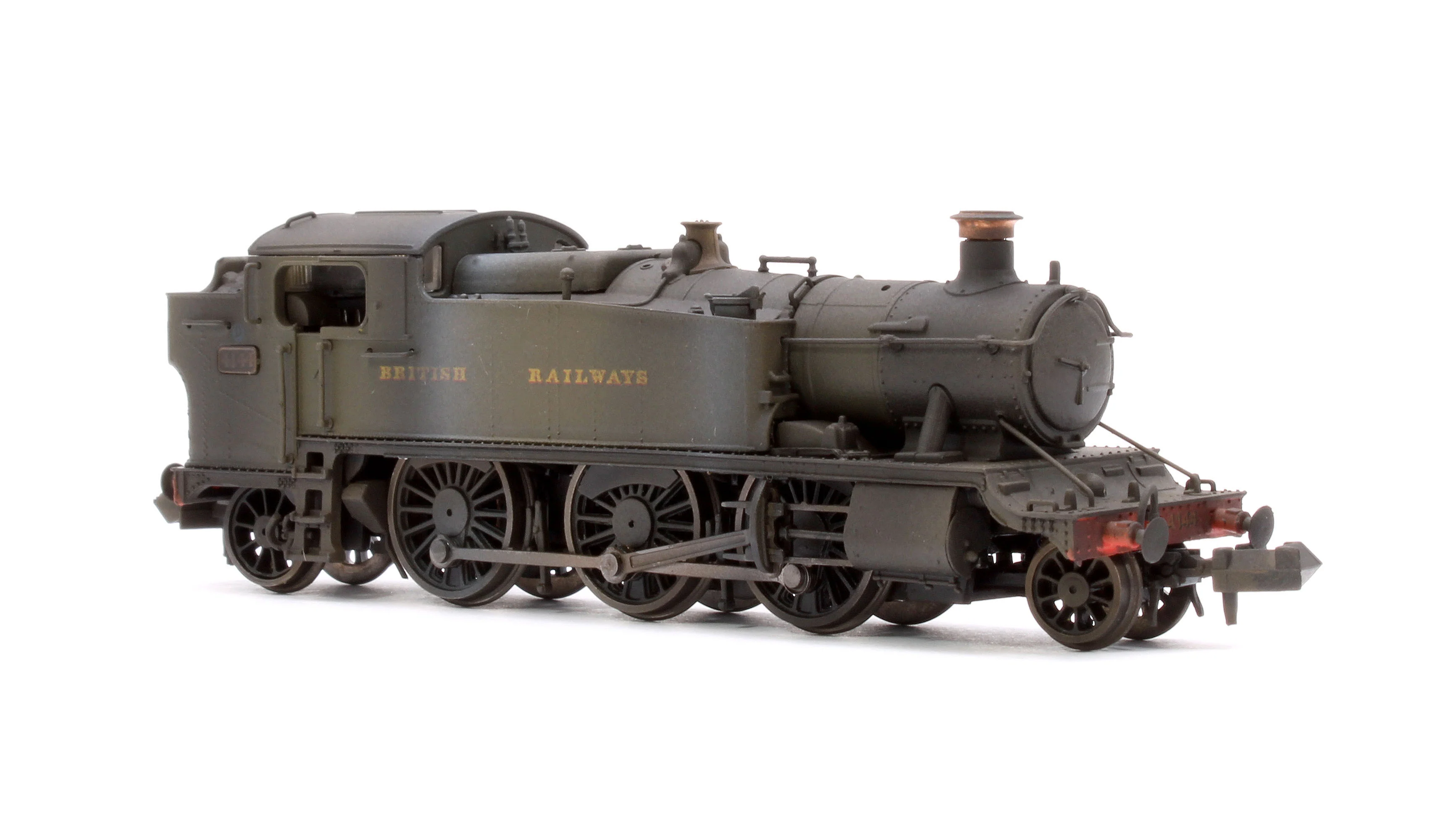 S2103-03W Custom Weathering Class 5101 Large Prairie British Railways BR Green 2-6-2 Tank Locomotive No.4144 - Image 4