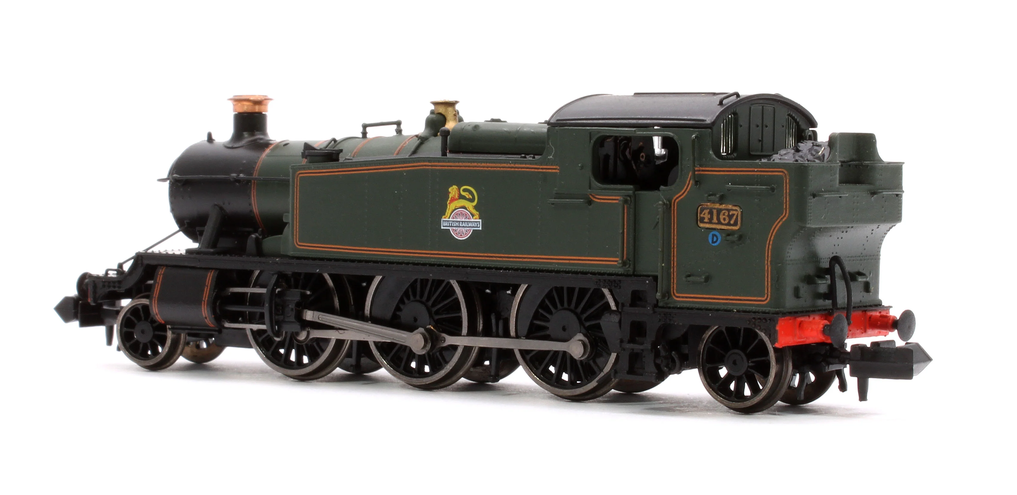 S2103-05 Class 5101 Large Prairie British Railways BR Lined Green (Early Crest) 2-6-2 Tank Locomotive No.4167 - Image 2