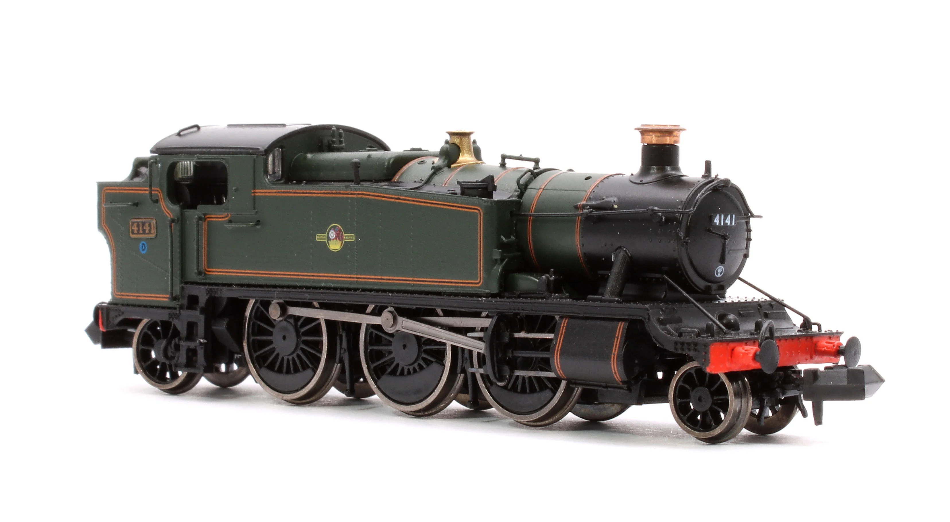 S2103-06 Class 5101 Large Prairie British Railways BR Lined Green (Late Crest) 2-6-2 Tank Locomotive No.4141 - Image 4