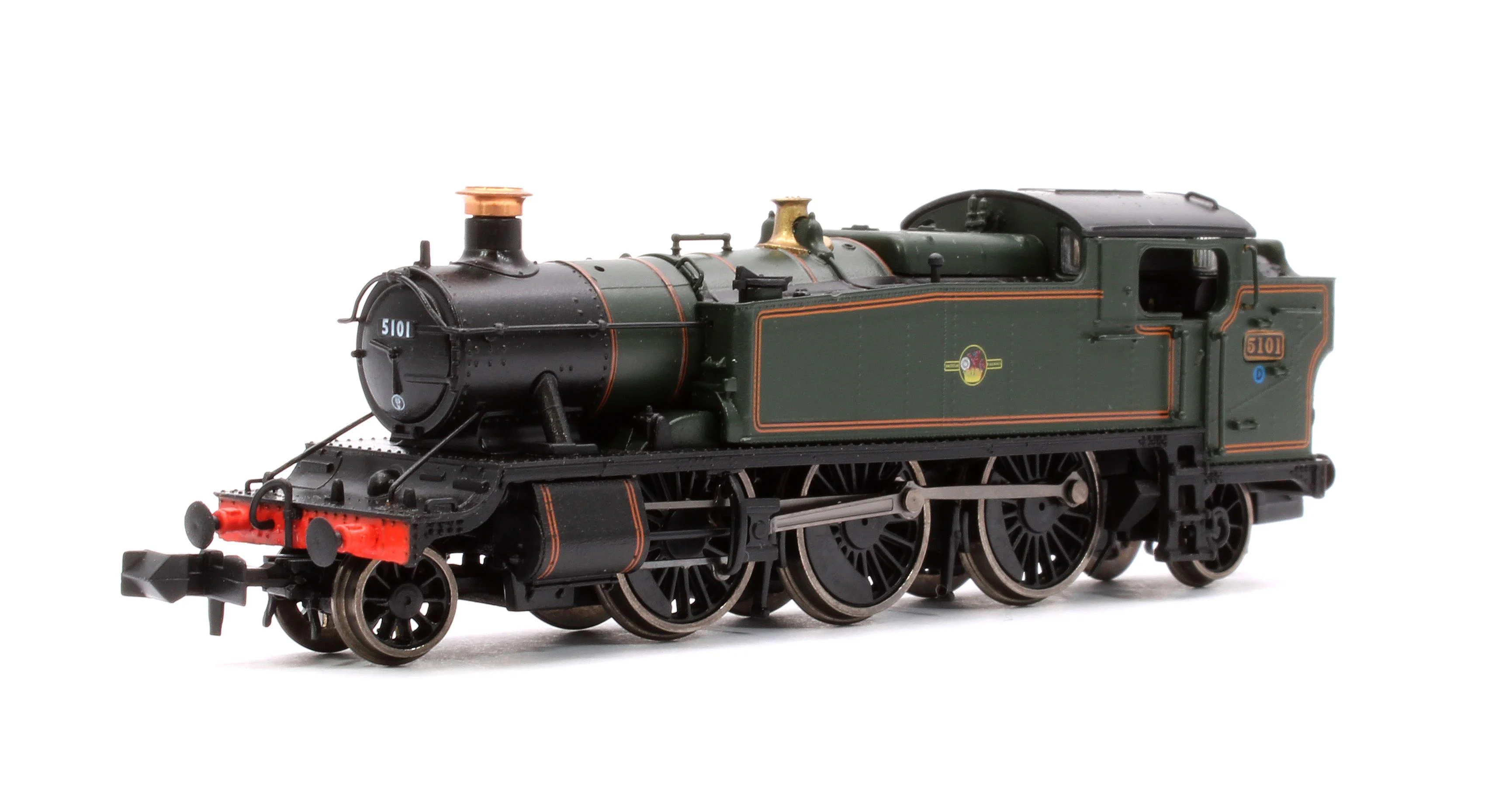 S2103-07 Class 5101 Large Prairie British Railways BR Lined Green (Late Crest) 2-6-2 Tank Locomotive No.5101