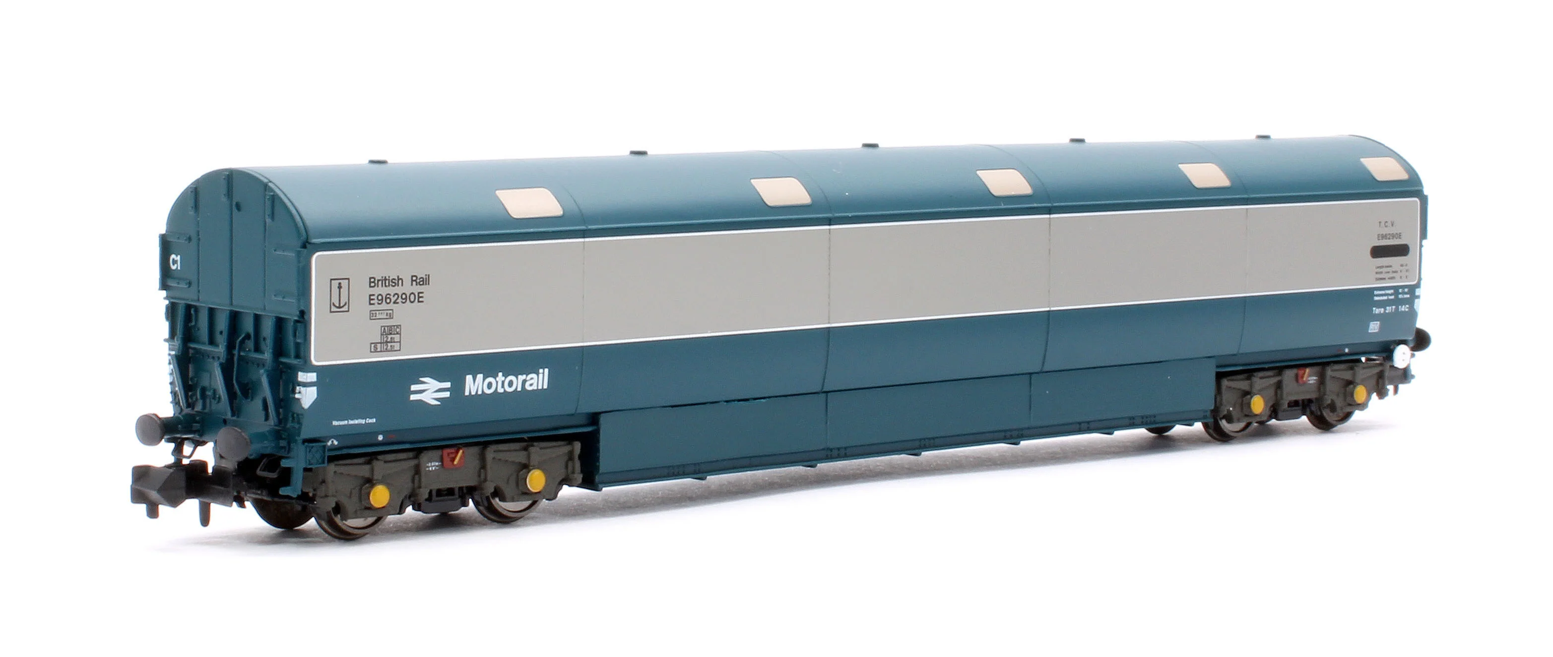 S2303-04 Newton Chambers Car Transporter BR Motorail BR Blue/Grey TCV E96290/297/298E - Pack 1 - Image 2
