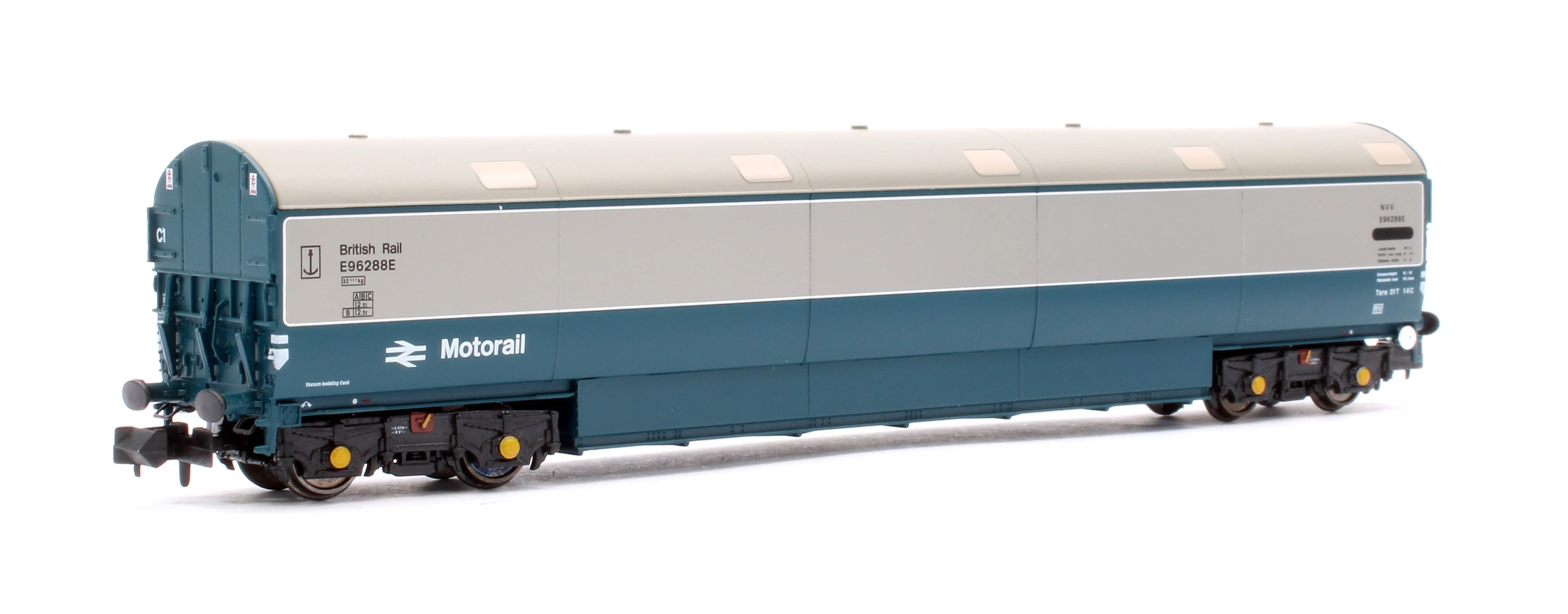 S2303-06 Newton Chambers Car Transporter BR Motorail BR Blue/Grey NVV E96288/289/293E - Pack 3 - Image 4