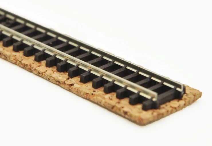 SPD-0110 TT Gauge - Model Railway Cork Track Underlay 10 Meter Long x 30mm - 3mm Thick - Image 2