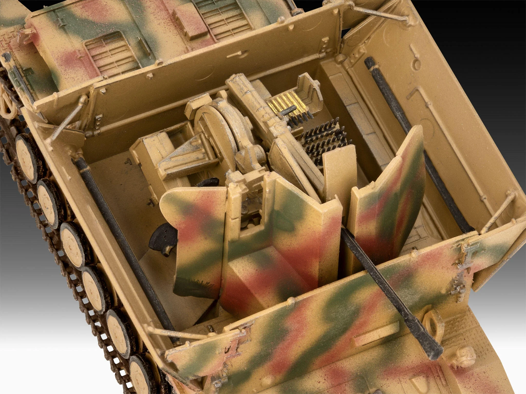 63363 Model Set Flakpanzer IV "Möbelwagen" 3.7cm Flak Model Kit - Image 3