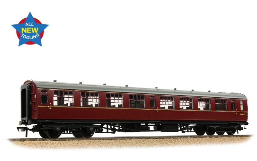 34-827 SR Bulleid Second Open 15" Vents BR Maroon No.E1469S