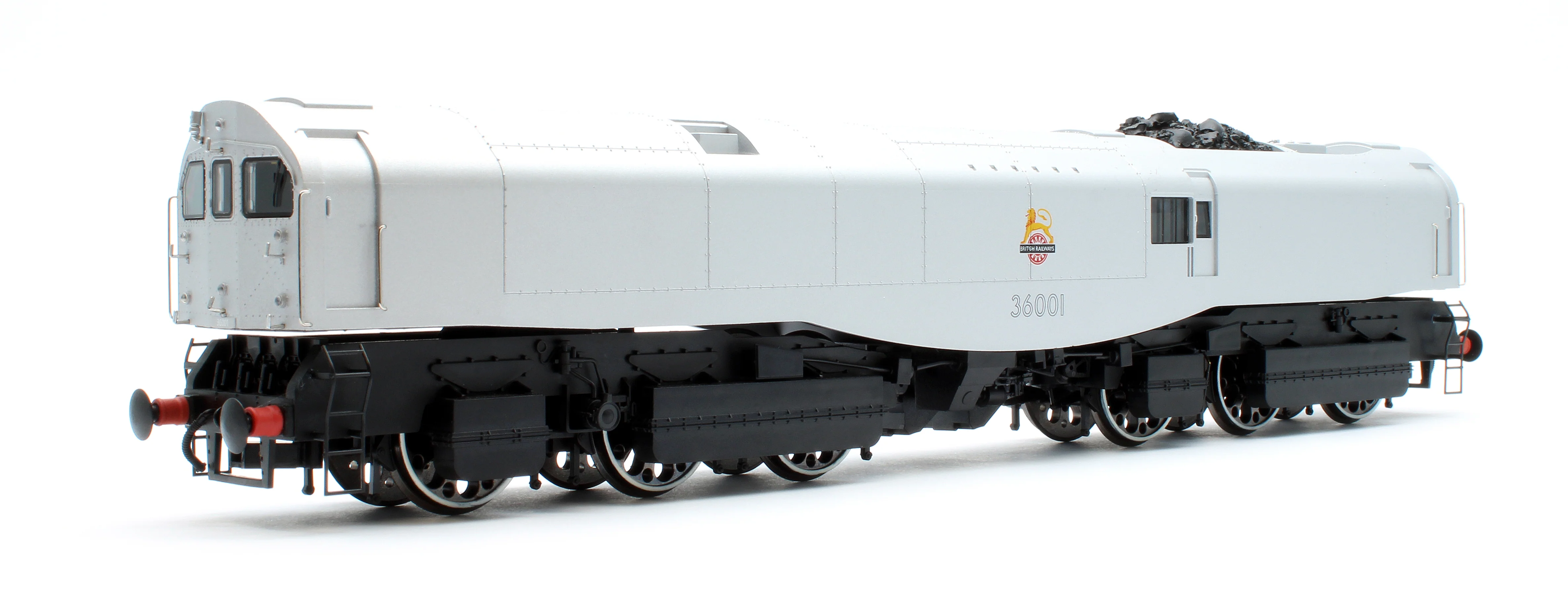LEAD-OO-S-P-CREST SR Bulleid "The Leader" Prototype Grey (Early Crest) 0-6-6-0 Articulated Steam Locomotive - DCC Sound