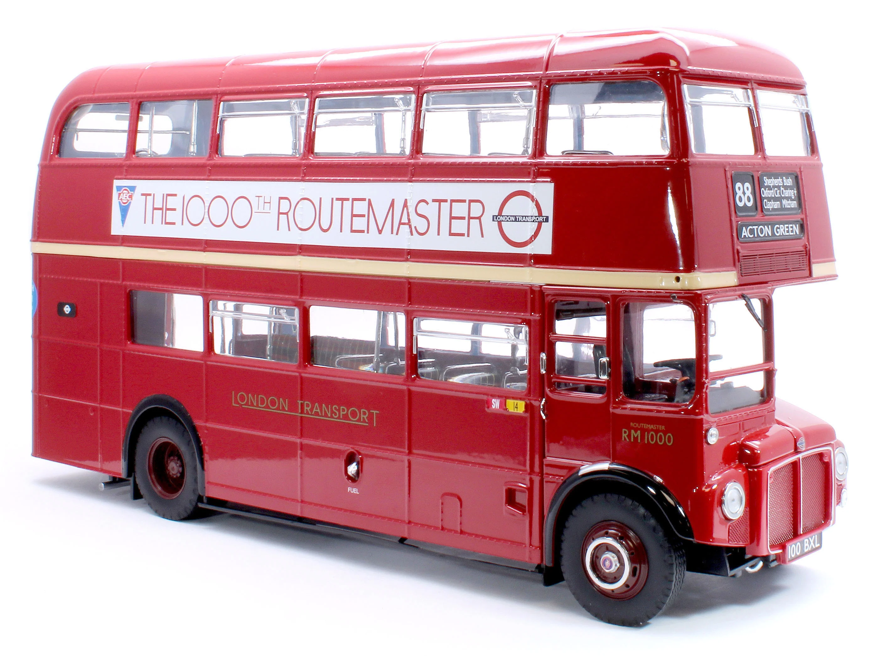 H2943 Routemaster Bus RM1000 100 BXL Red (Limited Edition 1000pcs) - Image 7
