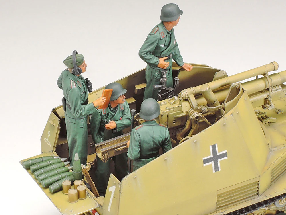 35358 1/35 Military Miniature Series No.358 German Self-Propelled Howitzer Wespe "Italian Front" Kit - Image 4