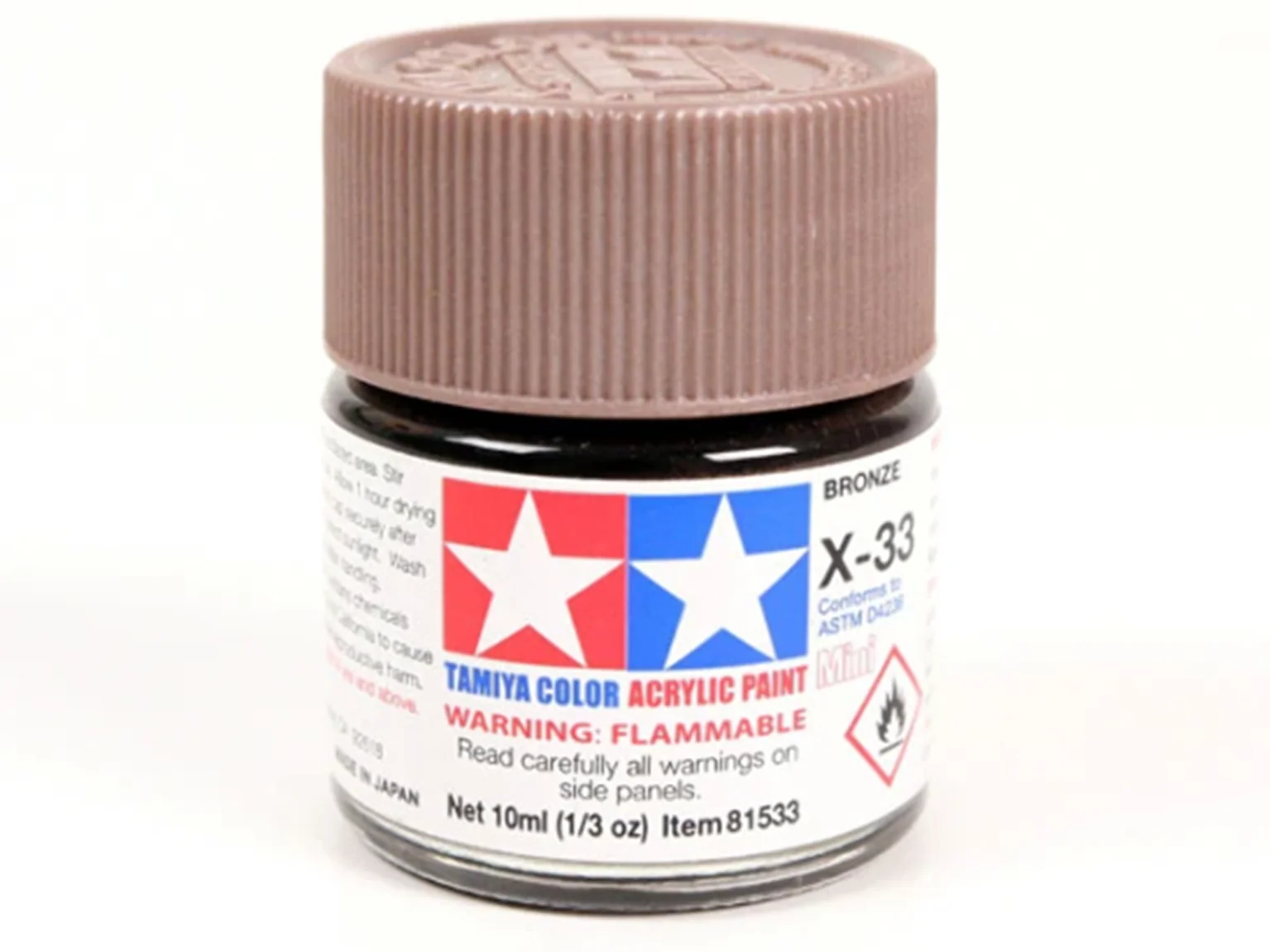 T81533 TAMIYA ACRYLIC MINI X-33 BRONZE
