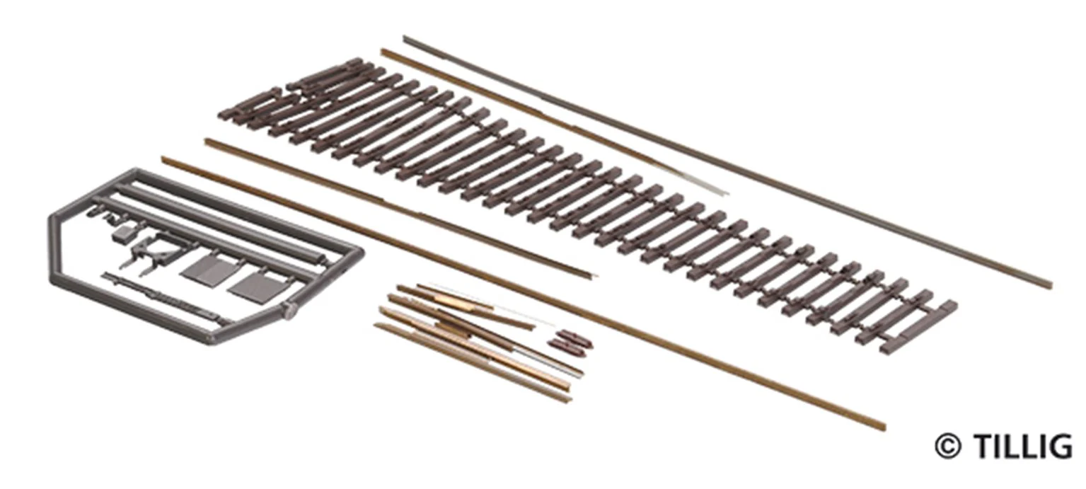85441 Tillig elite track : Flexible Point Kit HO (Standard or Curved) 11°