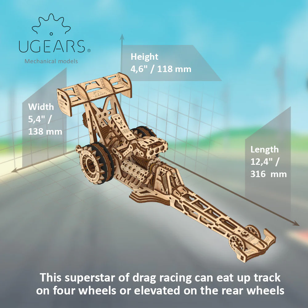 UG70174 Top Fuel Dragster Mechanical Model Kit - Image 2