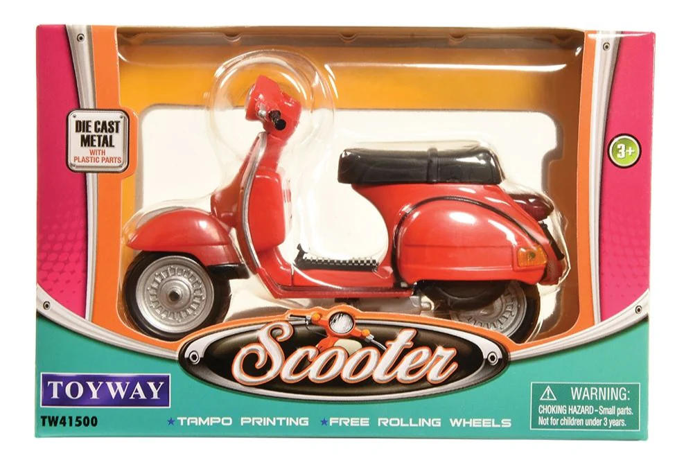 TW41500-RED Sixties Scooter Red - Image 2