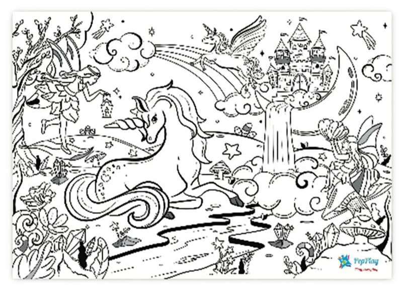 TWPP20207 Doodle Placemats Travel Set - Magical Land - Image 2