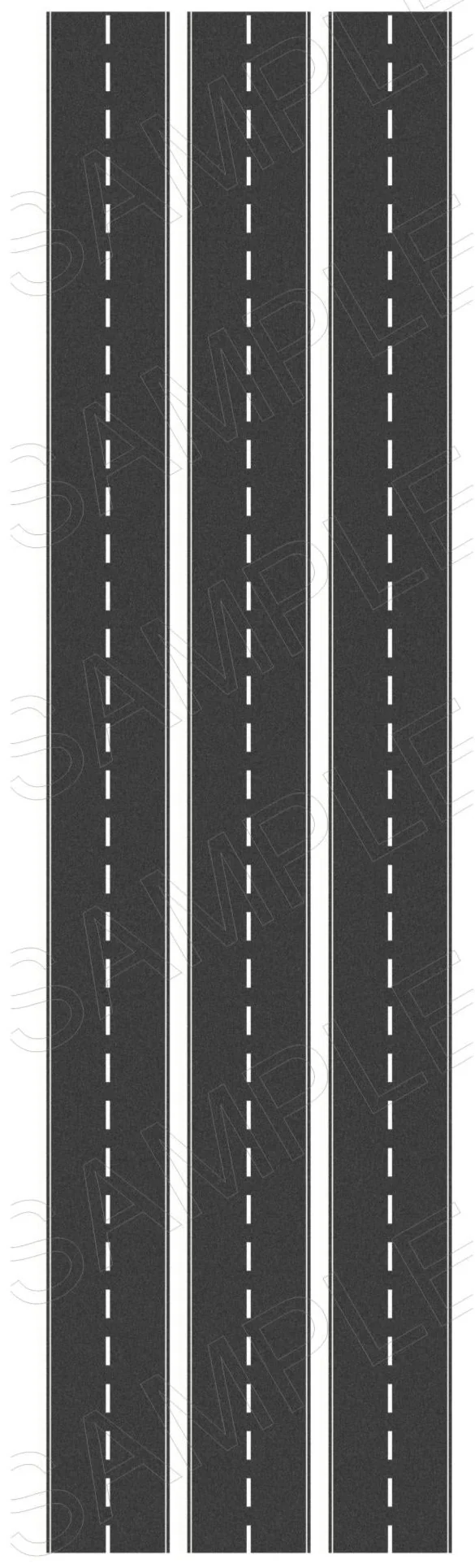 TSR0005 Straight Road Sheet - OO Gauge -80mm wide