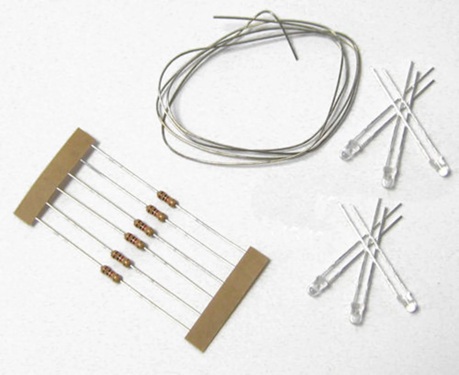 TTLED12 LED Pack Cool White (6) with Resistors & Tinned Wire