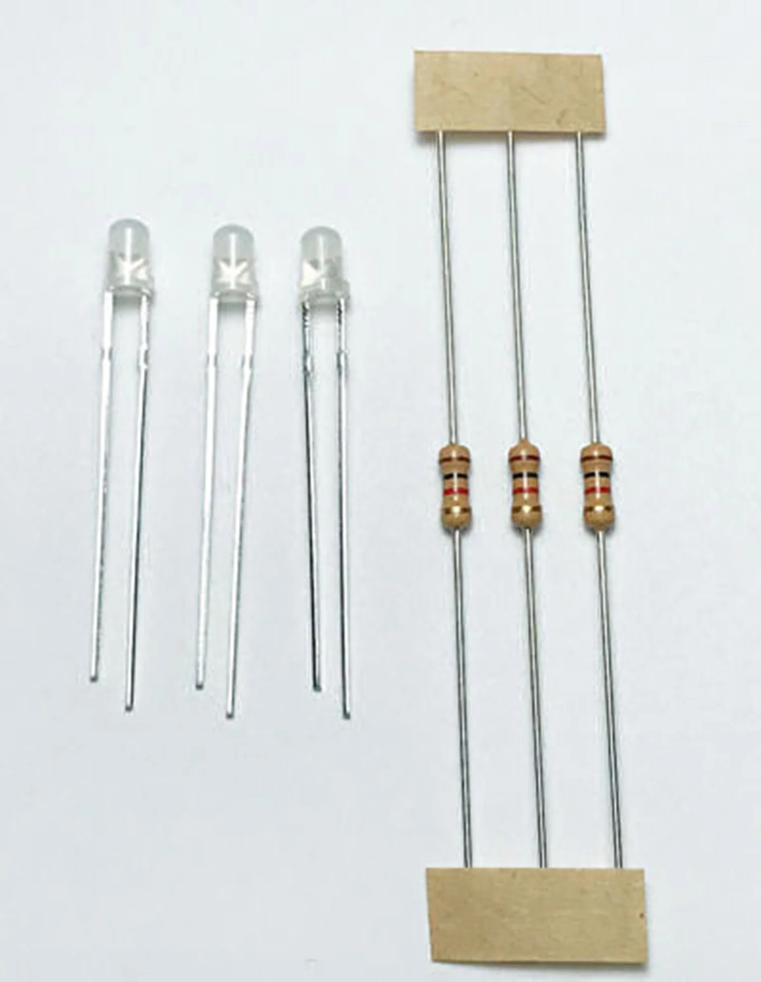 TTLED19 LED Pack 3mm Red/White Bi Colour (3)