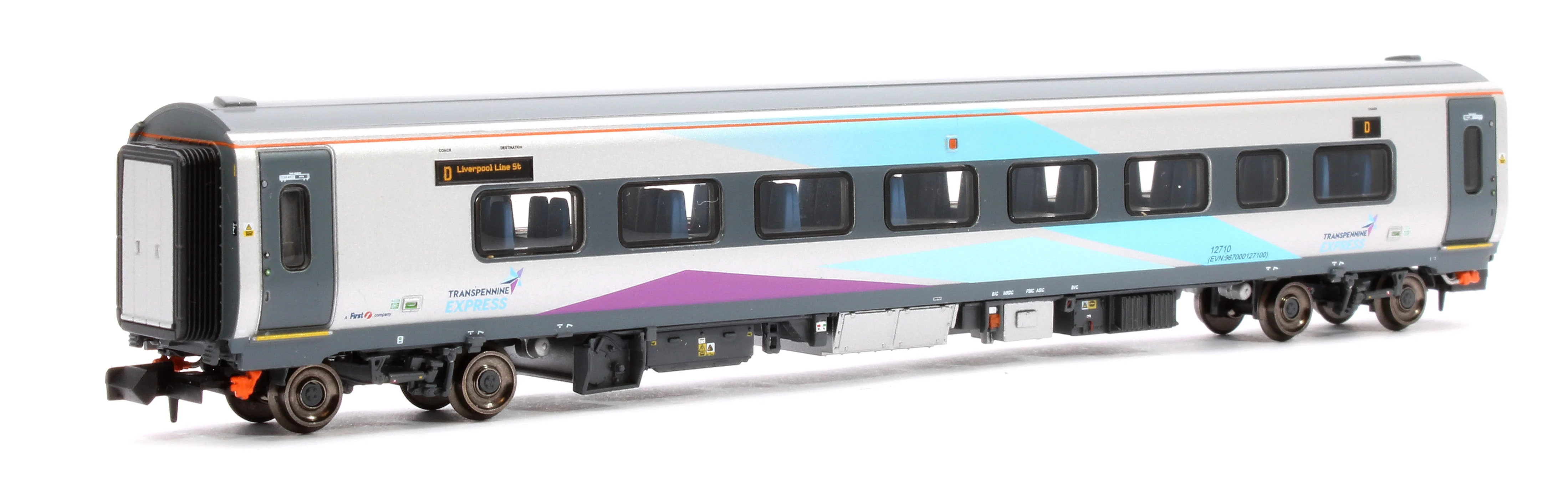 Trans Pennine Express 5 Car Set, number TP04 Scarborough – Liverpool Lime St - Image 9