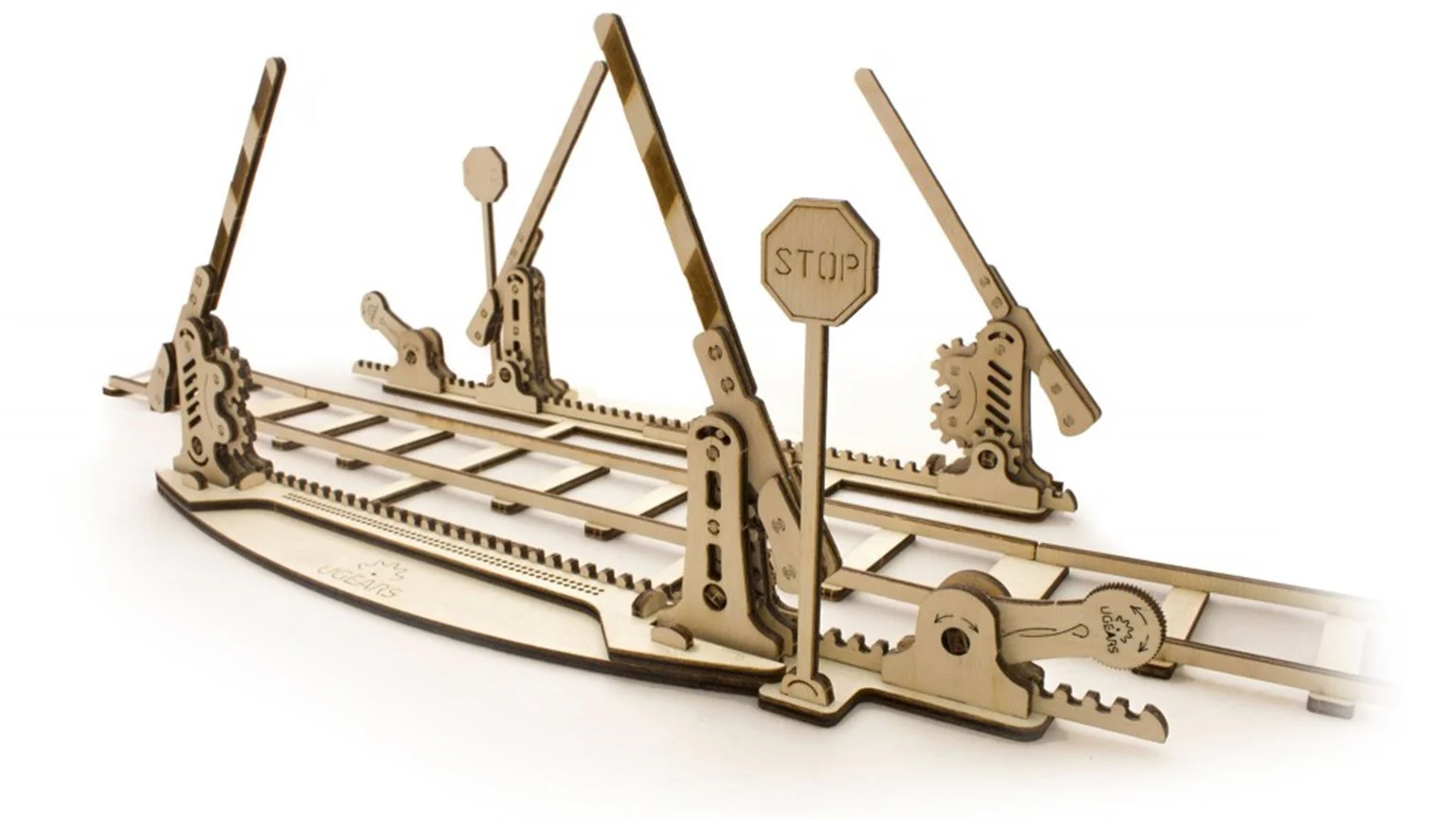 UG70014 Rails with crossing Mechanical Model Kit