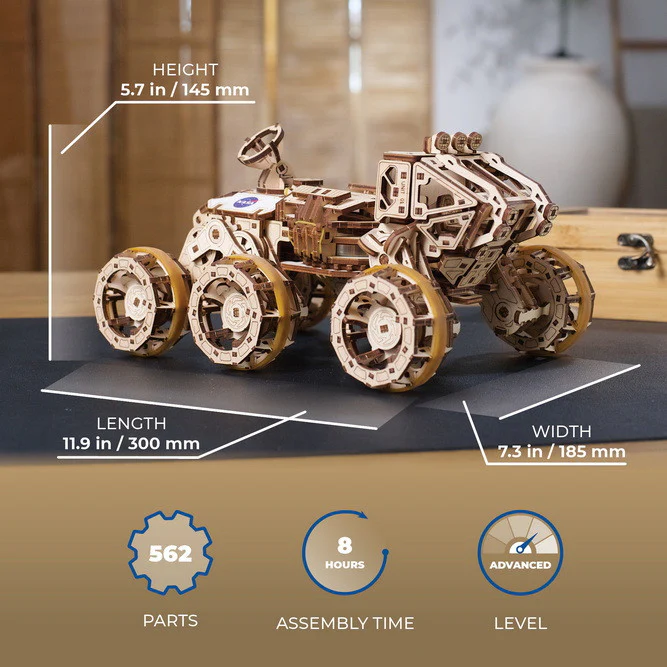 UG70206 Manned Mars Rover Mechanical Model Kit - Image 9