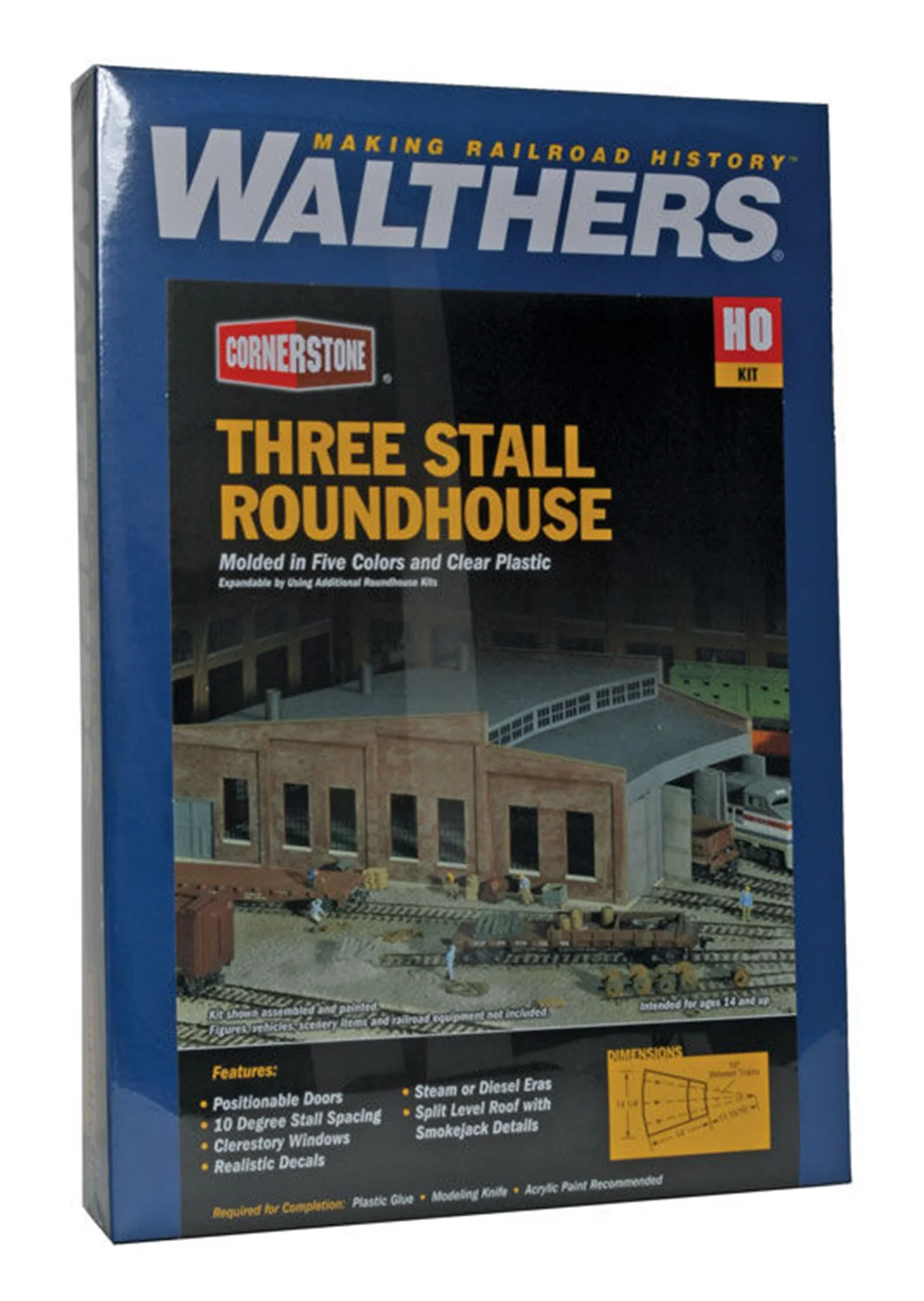 933-3041 Roundhouse Three Stall Kit - Image 2