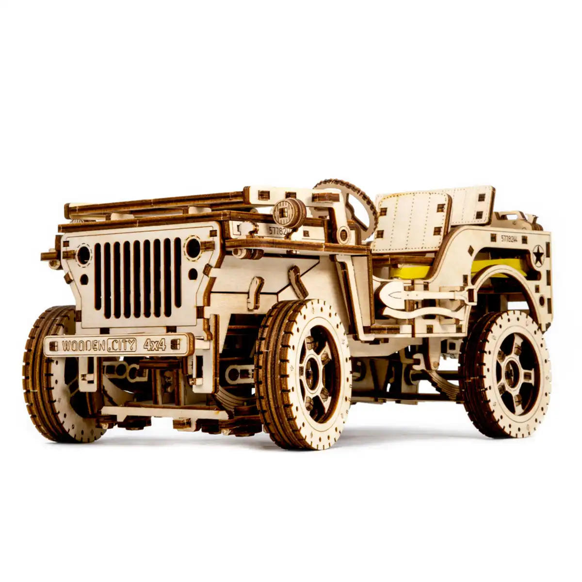 WR309 3D Wooden Car Puzzle – Car 4x4 - Image 6