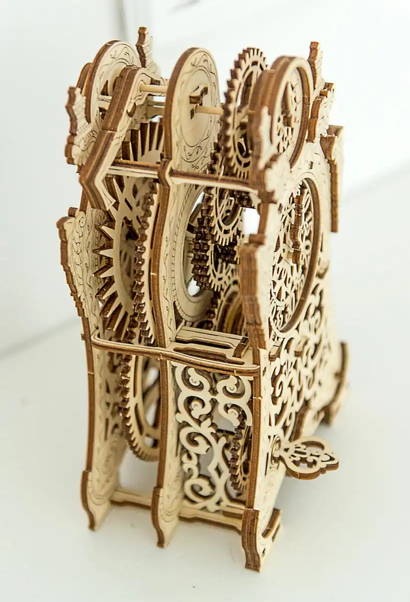 WR312 3D Wooden Clock Puzzle – Magic Clock - Image 4