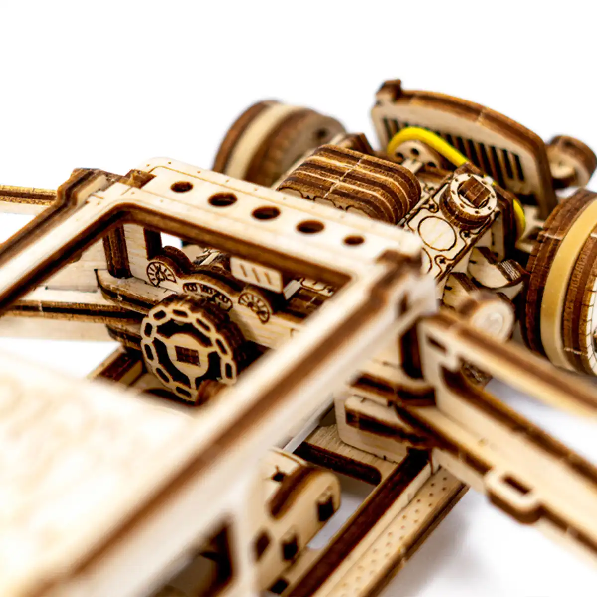 WR339 3D Wooden Car Puzzle – Hot Rod - Image 4