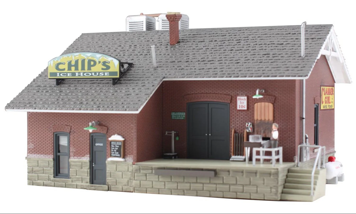 WBR4927 Woodland Scenics - N Gauge Buildings - Chip's Ice House