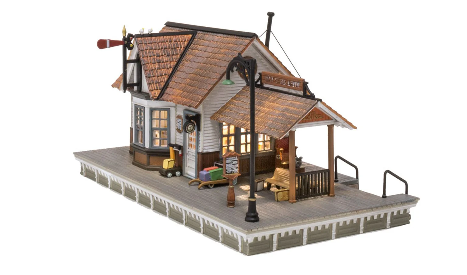 WBR5052 BR5052 Woodland Scenics - HO Scale Buildings - The Depot - Image 3
