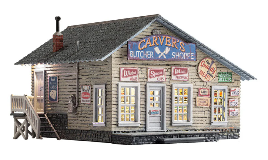 WBR5068 BR5068 Carver's Butcher Shop - HO Scale