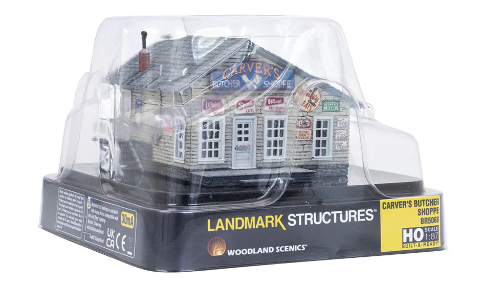 WBR5068 BR5068 Carver's Butcher Shop - HO Scale - Image 4