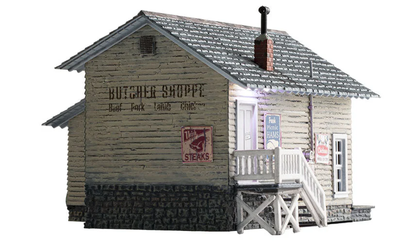 WBR5068 BR5068 Carver's Butcher Shop - HO Scale - Image 6