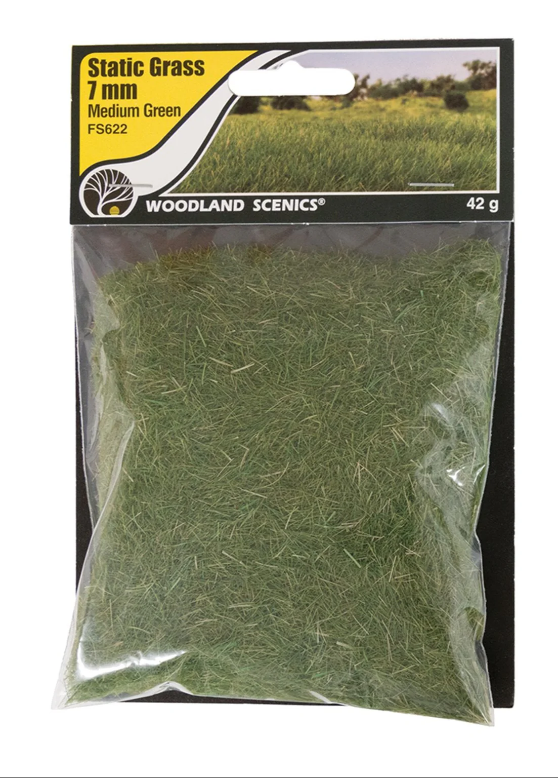 WFS622 FS622 7mm Static Grass Medium Green