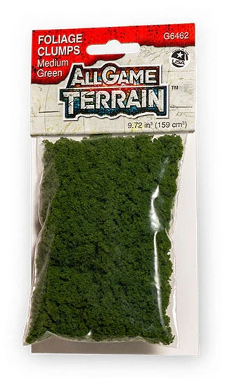 WG6462 All Game Terrain - Medium Green Foliage Clumps - Image 3