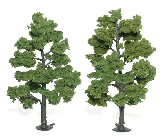 WTR1515 TR1515 Light Green Trees 6 - 7 inch (Pack of 2)