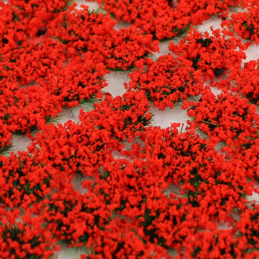 W3T-PO6 6mm Poppy Self-Adhesive Static Grass Tufts x 100 - Image 3