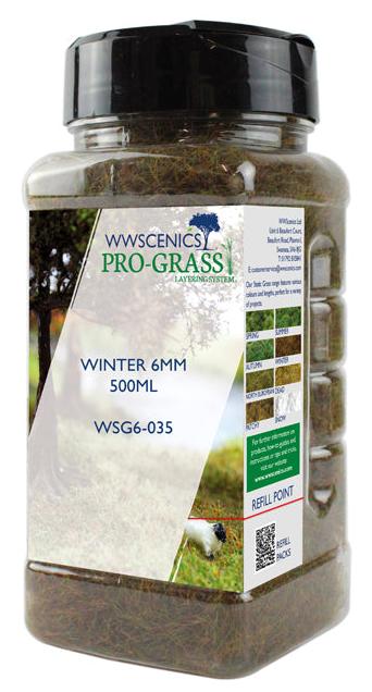 WSG6-035 WWS 6mm Winter Static Grass - 500ml Canister
