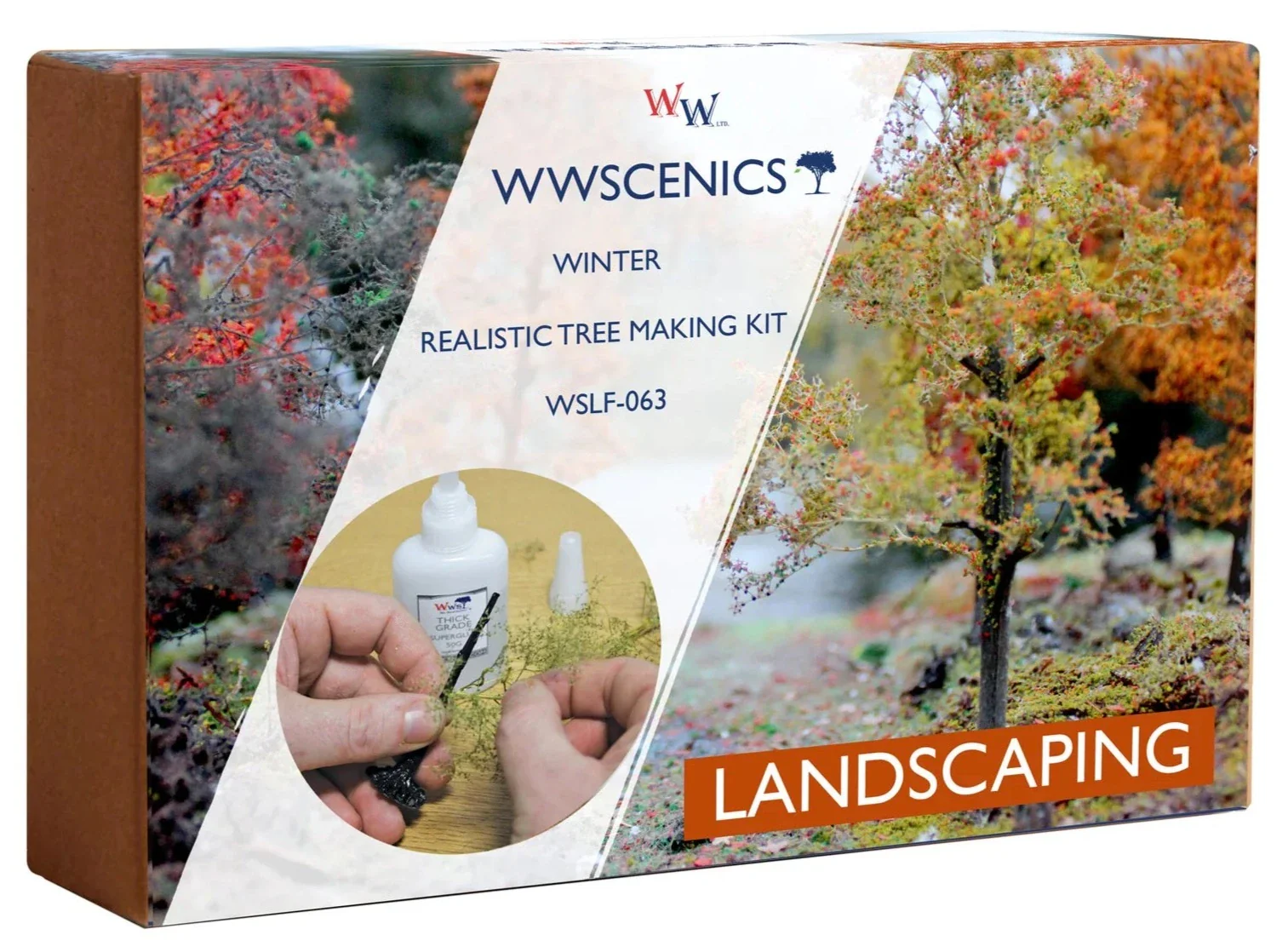 WSLF-063 WWS Winter Realistic Tree Making Kit - Image 2